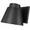 Z-Lite Asher Outdoor Wall, 1-Light, 12 In.W x 13 In.L x 11 In.H, Black/Sandblast 544B-BK-LED - alternate 4